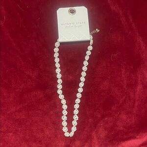 Altar'd State Natural Blossom Flower Bead Necklace NWT